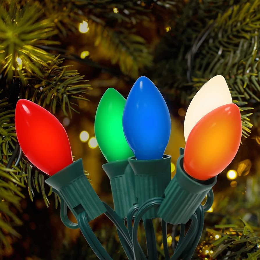 USA LAWNWARE ランプ　ヴィンテージ　クリスマス　アウトドア Amazon.co.jp: C7 クリスマスライト 25フィート ヴィンテージ